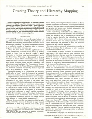 Crossing Theory and Hierarchy Mapping