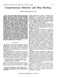 Complementary Relations and Map Reading