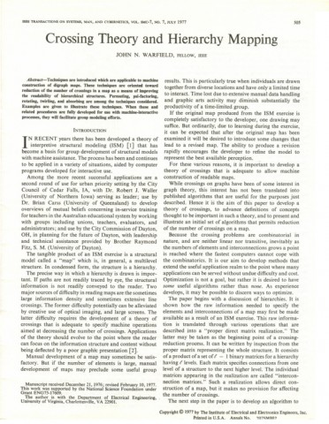 Crossing Theory and Hierarchy Mapping